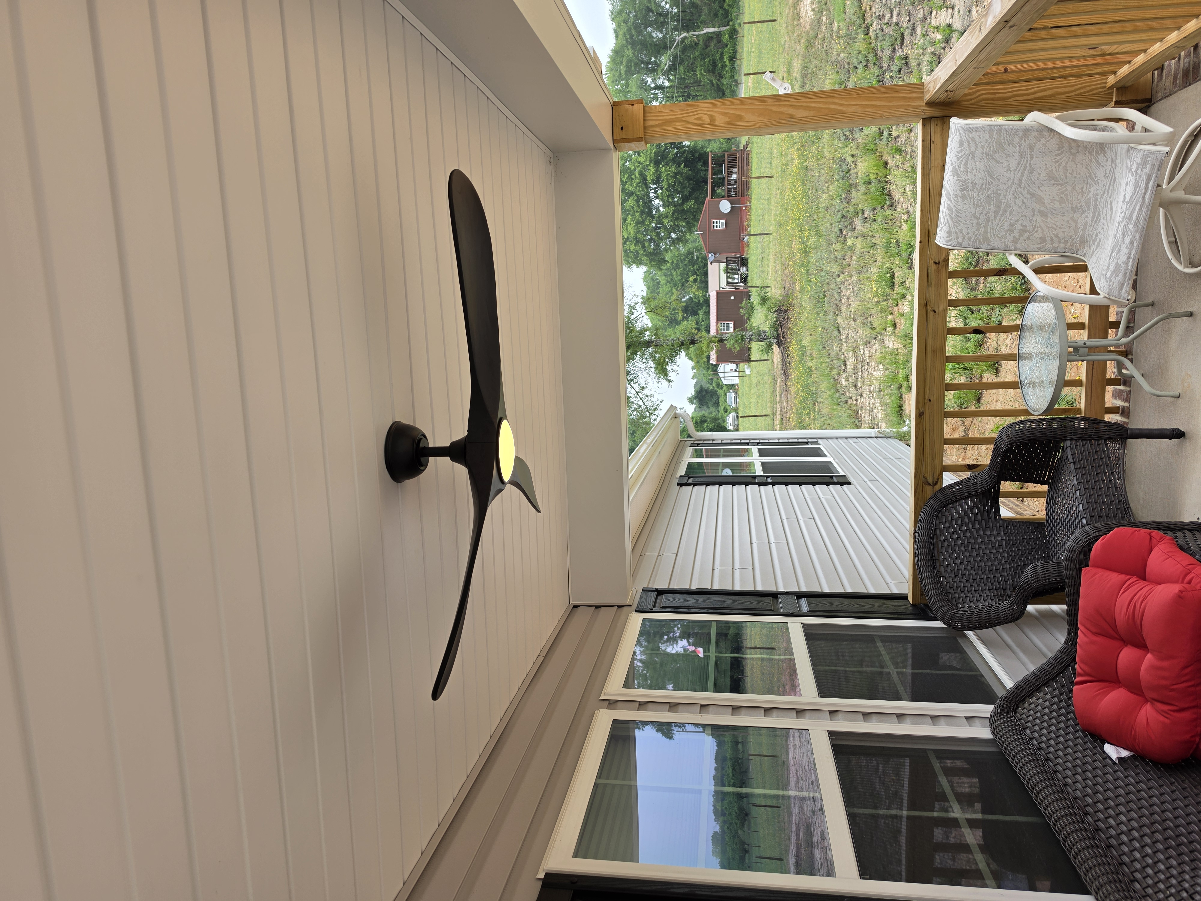 Porch Fan Installation
